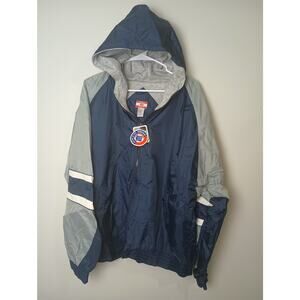 Vtg 90s Athletic Works Windbreaker Full Zip Jacket Men's Large NWT Gift